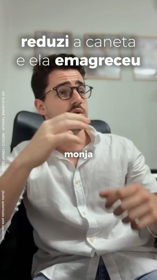 Reduziu a dose e emagreceu mais